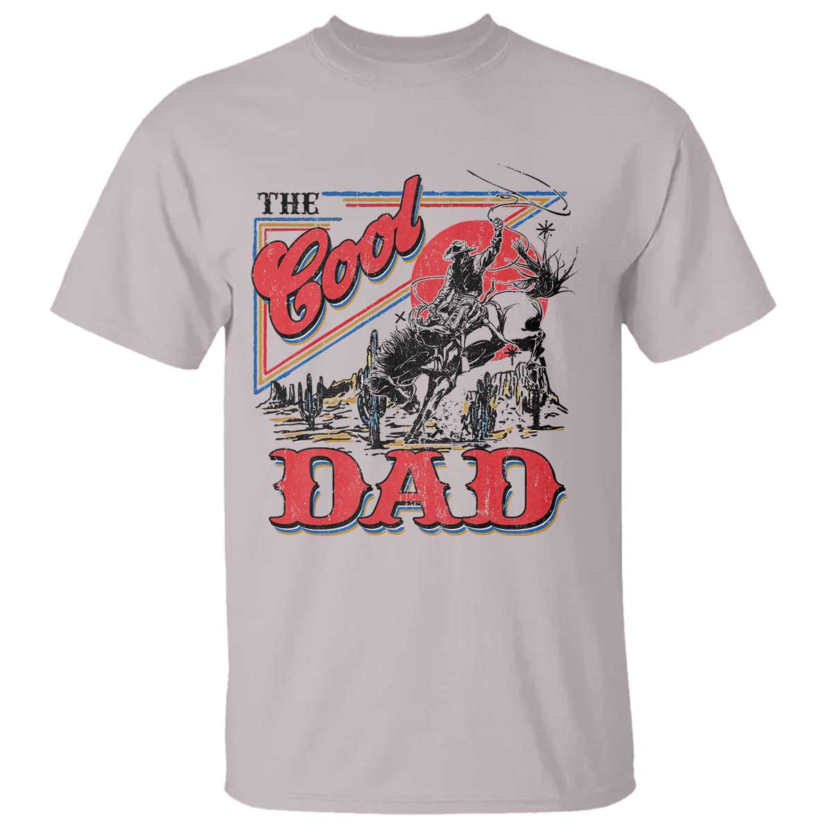 Funny Western Cowboy The Cool Dad T Shirt Father's Day
