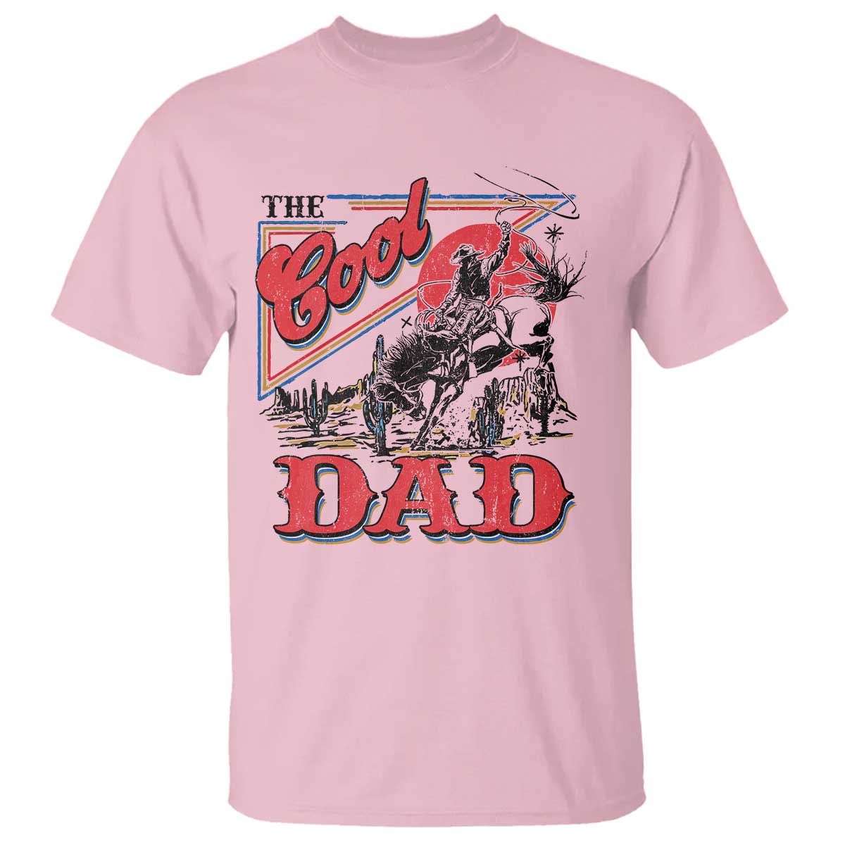 Funny Western Cowboy The Cool Dad T Shirt Father's Day