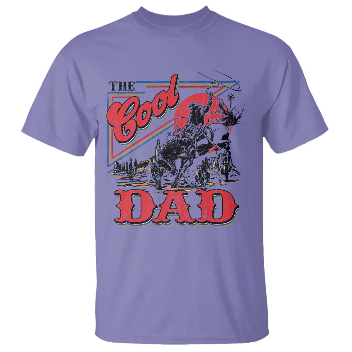 Funny Western Cowboy The Cool Dad T Shirt Father's Day