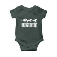 Funny Giddythefup Derby Day Baby Onesie Vintage Giddy Up Horse Racing