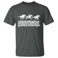 Funny Giddythefup Derby Day T Shirt Vintage Giddy Up Horse Racing
