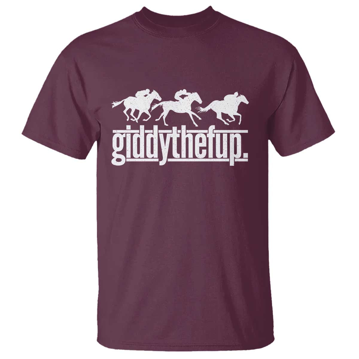 Funny Giddythefup Derby Day T Shirt Vintage Giddy Up Horse Racing