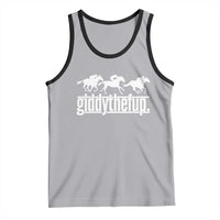 Funny Giddythefup Derby Day Tank Top Vintage Giddy Up Horse Racing