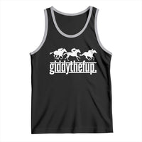 Funny Giddythefup Derby Day Tank Top Vintage Giddy Up Horse Racing