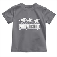 Funny Giddythefup Derby Day Toddler T Shirt Vintage Giddy Up Horse Racing