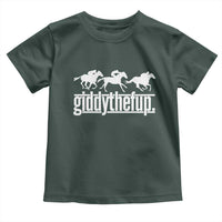Funny Giddythefup Derby Day Toddler T Shirt Vintage Giddy Up Horse Racing