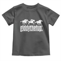 Funny Giddythefup Derby Day Toddler T Shirt Vintage Giddy Up Horse Racing
