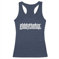 Funny Giddythefup Derby Day Racerback Tank Top Derby Giddy Up Horse Racing