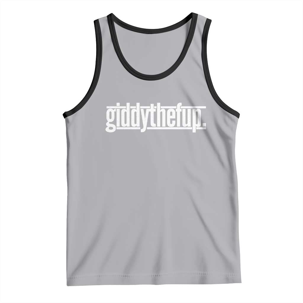 Funny Giddythefup Derby Day Tank Top Derby Giddy Up Horse Racing