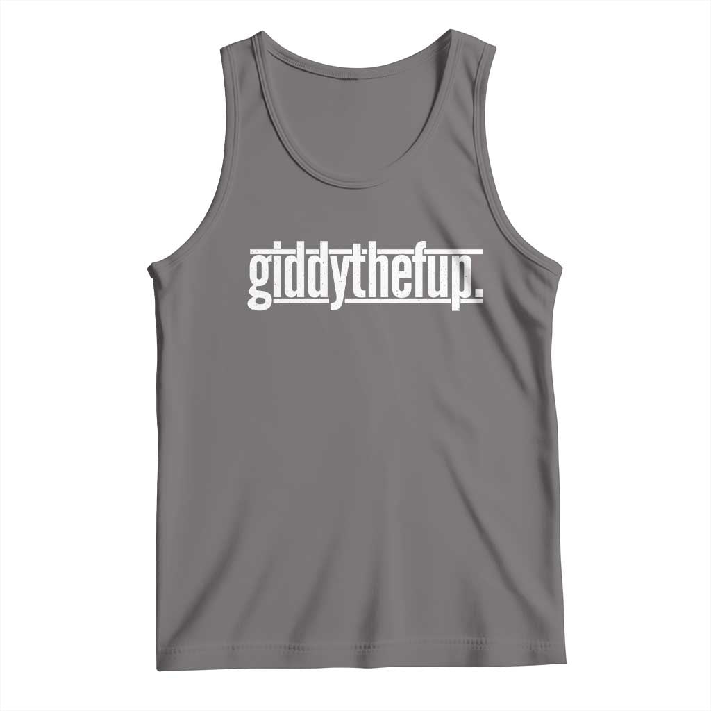 Funny Giddythefup Derby Day Tank Top Derby Giddy Up Horse Racing