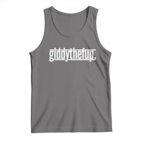 Funny Giddythefup Derby Day Tank Top Derby Giddy Up Horse Racing