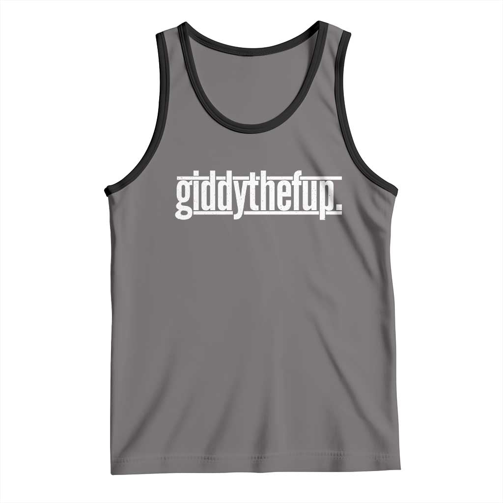 Funny Giddythefup Derby Day Tank Top Derby Giddy Up Horse Racing