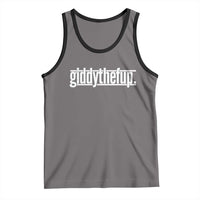 Funny Giddythefup Derby Day Tank Top Derby Giddy Up Horse Racing