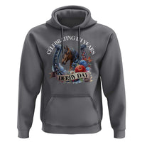 Celebrating 151 Years Derby Day Hoodie Horse Racing Horseshoe Flowers