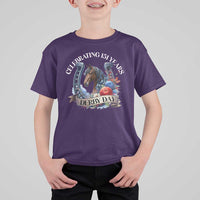 Celebrating 151 Years Derby Day T Shirt For Kid Horse Racing Horseshoe Flowers