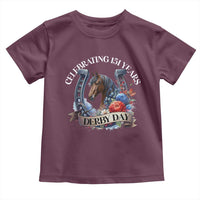 Celebrating 151 Years Derby Day Toddler T Shirt Horse Racing Horseshoe Flowers