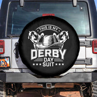 Funny This Is My Derby Day Suit Spare Tire Cover Horse Racing