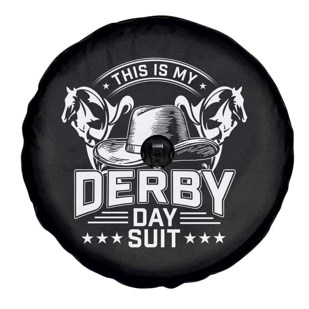 Funny This Is My Derby Day Suit Spare Tire Cover Horse Racing
