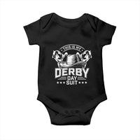 Funny This Is My Derby Day Suit Baby Onesie Horse Racing