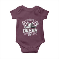 Funny This Is My Derby Day Suit Baby Onesie Horse Racing