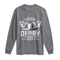 Funny This Is My Derby Day Suit Long Sleeve Shirt Horse Racing