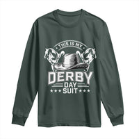 Funny This Is My Derby Day Suit Long Sleeve Shirt Horse Racing