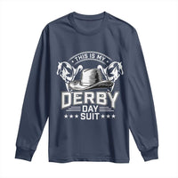 Funny This Is My Derby Day Suit Long Sleeve Shirt Horse Racing