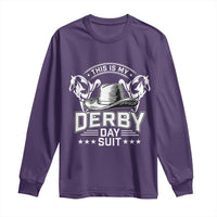 Funny This Is My Derby Day Suit Long Sleeve Shirt Horse Racing