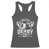 Funny This Is My Derby Day Suit Racerback Tank Top Horse Racing