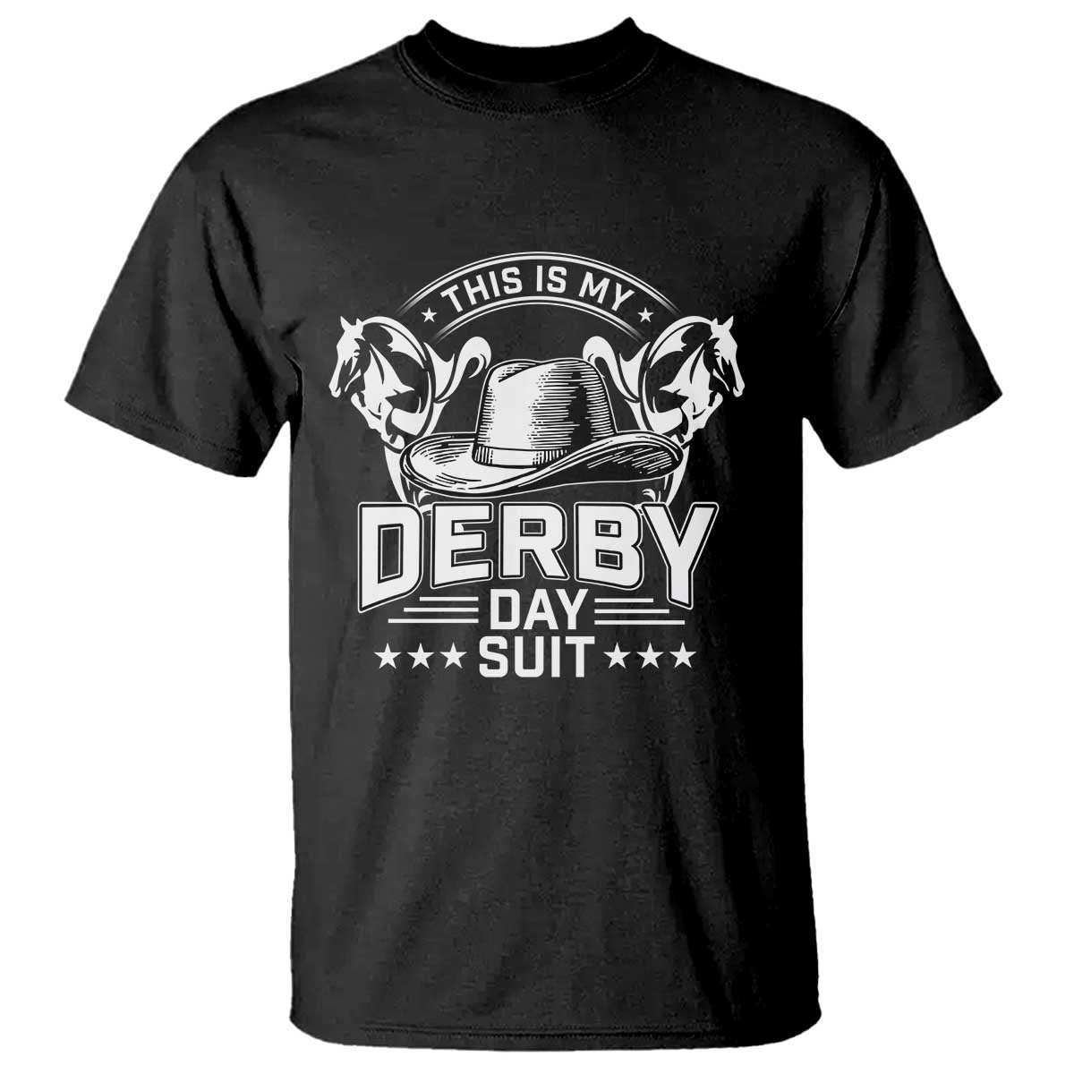 Funny This Is My Derby Day Suit T Shirt Horse Racing
