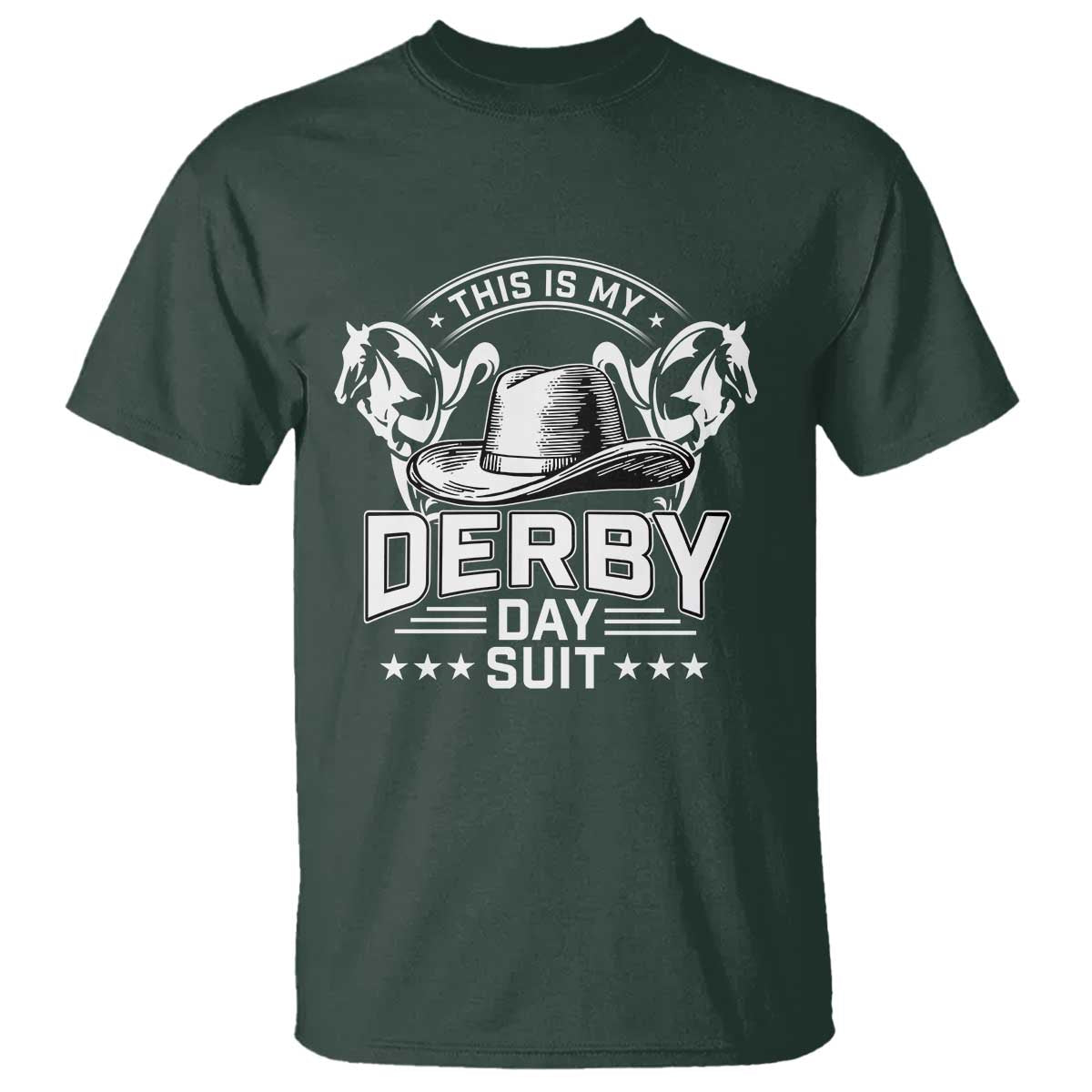Funny This Is My Derby Day Suit T Shirt Horse Racing