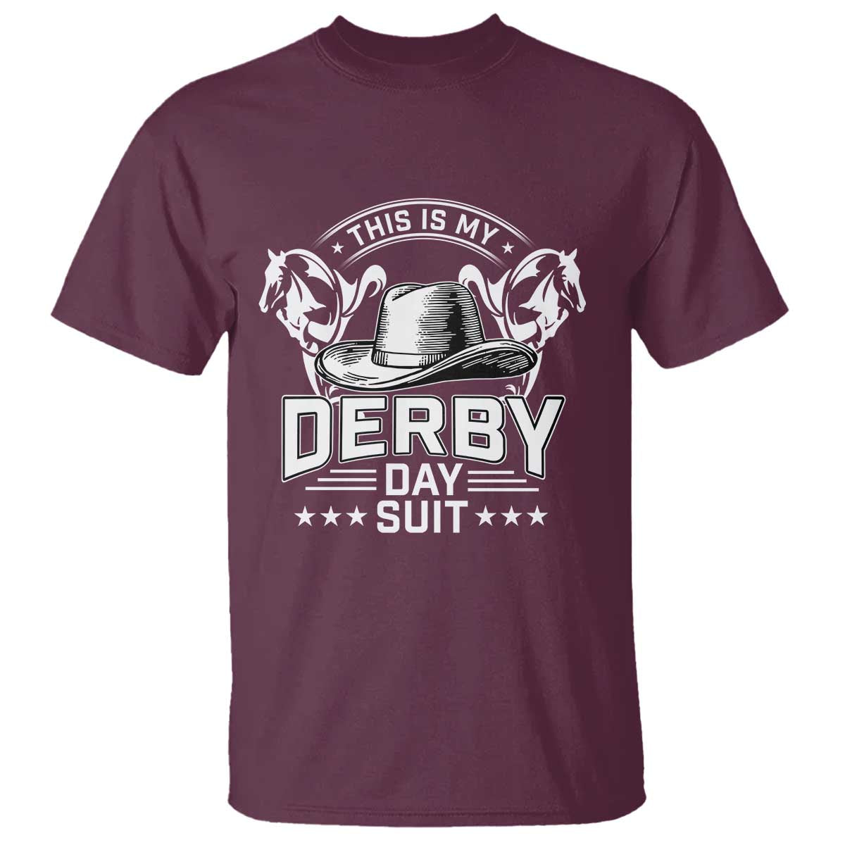 Funny This Is My Derby Day Suit T Shirt Horse Racing