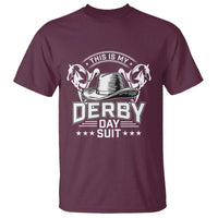 Funny This Is My Derby Day Suit T Shirt Horse Racing