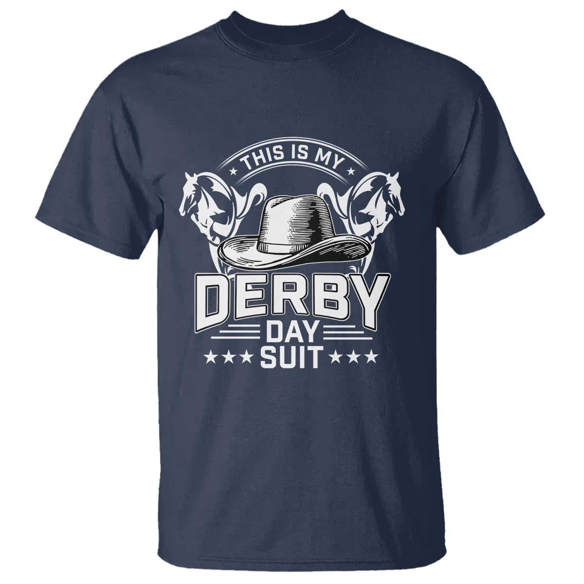 Funny This Is My Derby Day Suit T Shirt Horse Racing