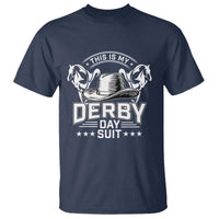 Funny This Is My Derby Day Suit T Shirt Horse Racing