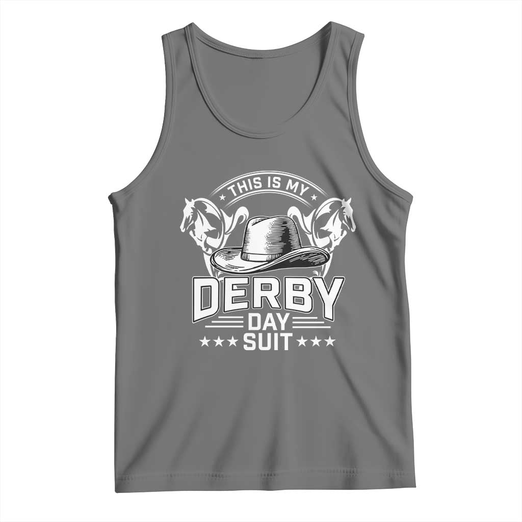 Funny This Is My Derby Day Suit Tank Top Horse Racing