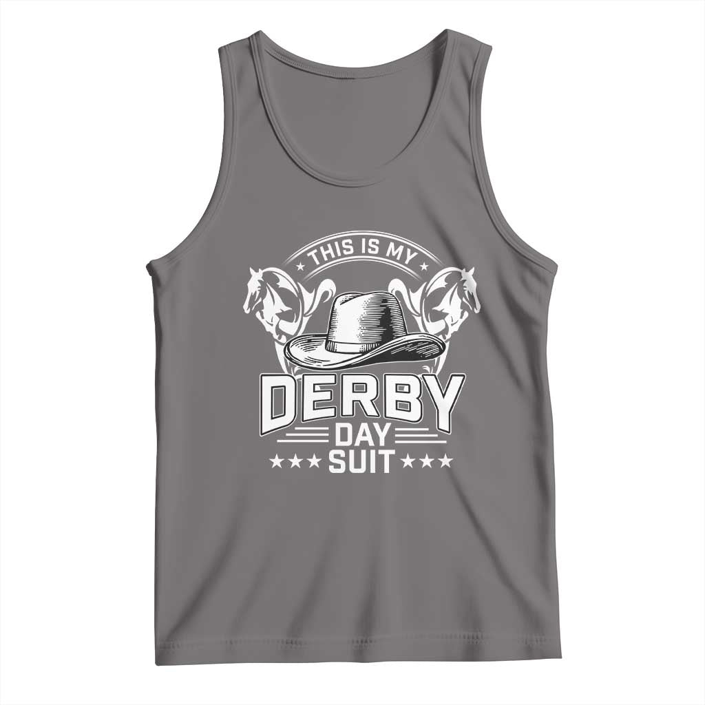 Funny This Is My Derby Day Suit Tank Top Horse Racing