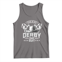 Funny This Is My Derby Day Suit Tank Top Horse Racing