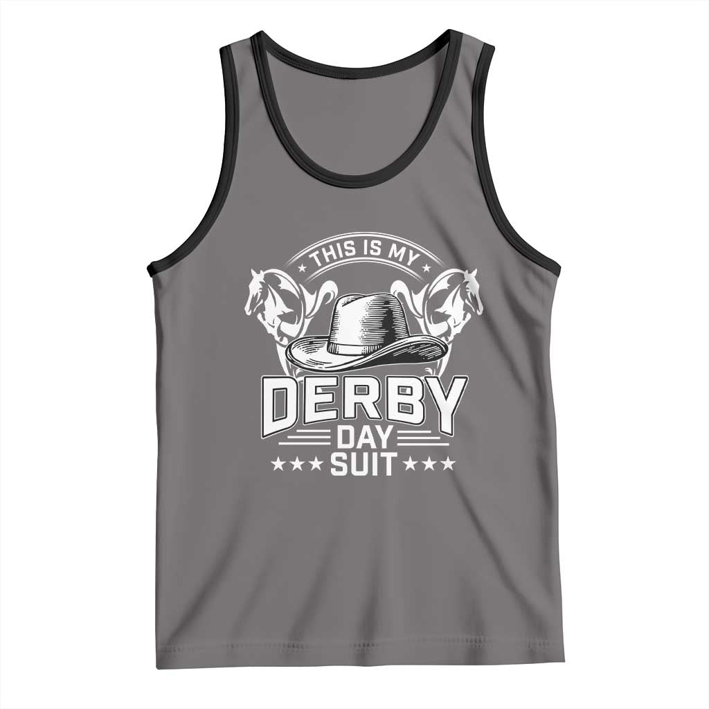 Funny This Is My Derby Day Suit Tank Top Horse Racing