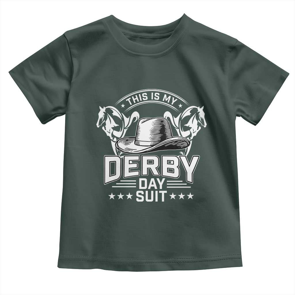 Funny This Is My Derby Day Suit Toddler T Shirt Horse Racing