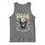 Funny Mexican Dad Tank Top El Papa Mas Chingon Vintage Mexico Skull