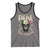 Funny Mexican Dad Tank Top El Papa Mas Chingon Vintage Mexico Skull