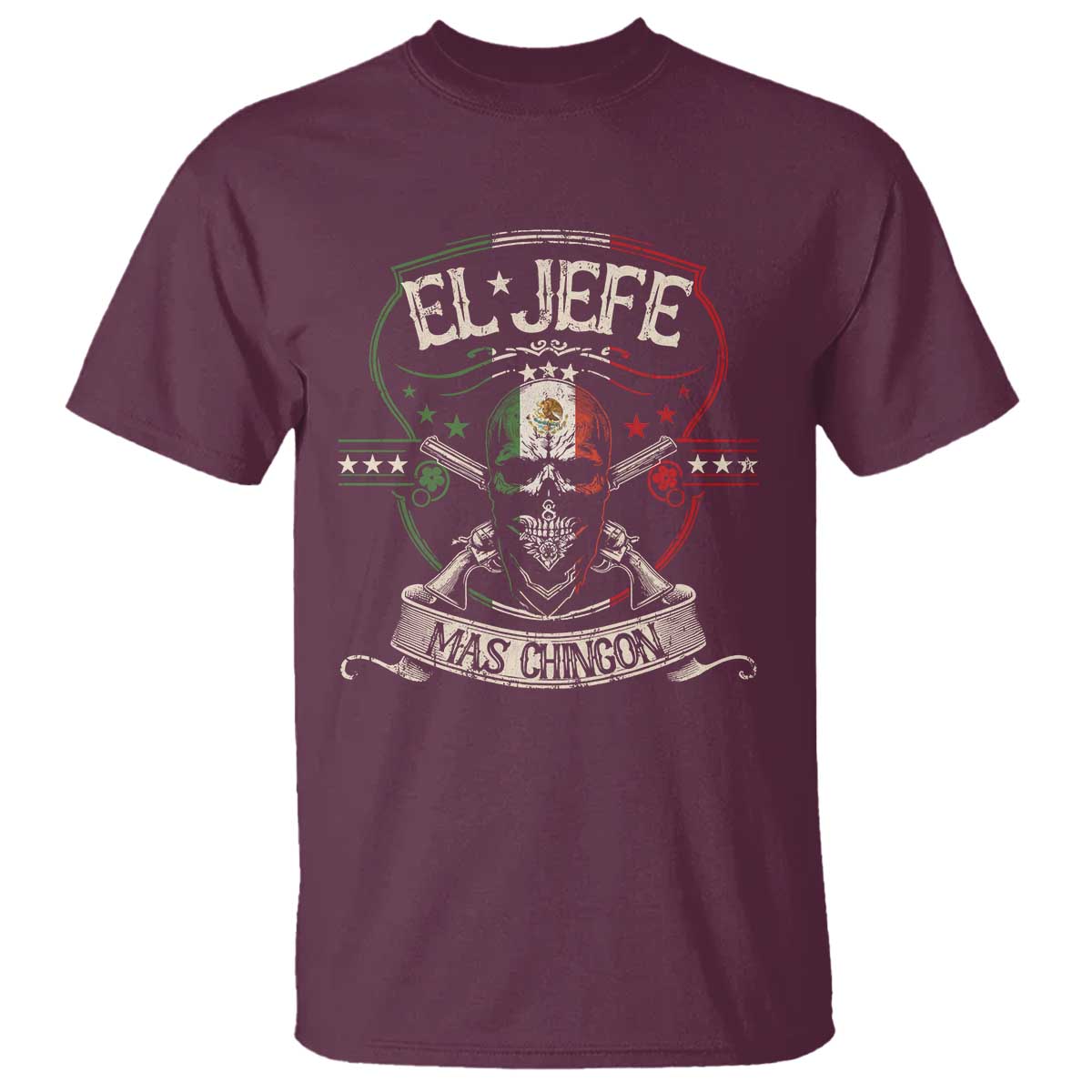 Funny El Jefe Mas Chingon T Shirt Mexican Boss