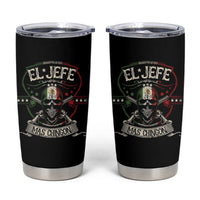 Funny El Jefe Mas Chingon Tumbler Cup Mexican Boss