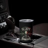 Funny El Jefe Mas Chingon Tumbler Cup Mexican Boss
