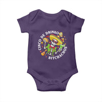 Cinco De Drinko Bitchachos Baby Onesie Funny Cinco De Mayo Drinking Mexican Fiesta