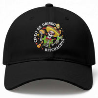Cinco De Drinko Bitchachos Baseball Cap Funny Cinco De Mayo Drinking Mexican Fiesta