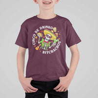 Cinco De Drinko Bitchachos T Shirt For Kid Funny Cinco De Mayo Drinking Mexican Fiesta