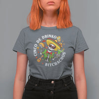 Cinco De Drinko Bitchachos T Shirt For Women Funny Cinco De Mayo Drinking Mexican Fiesta