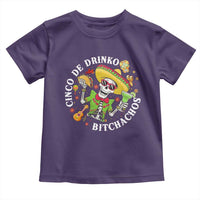 Cinco De Drinko Bitchachos Toddler T Shirt Funny Cinco De Mayo Drinking Mexican Fiesta